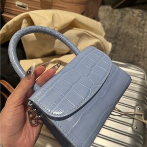 Light blue mini bag
